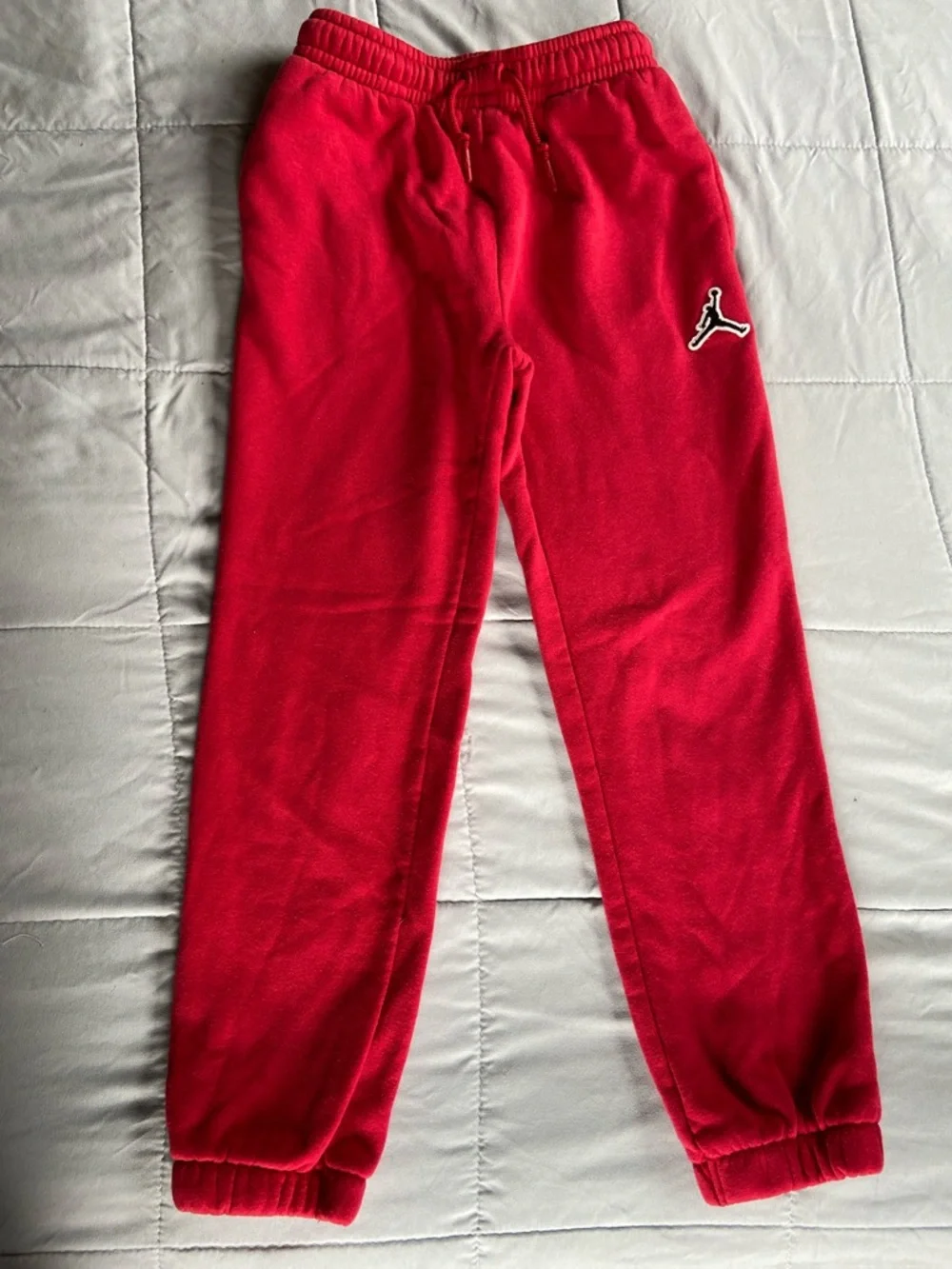 Jordan Red Hoodie and Sweatpants Matching Set with Jumpman Logos